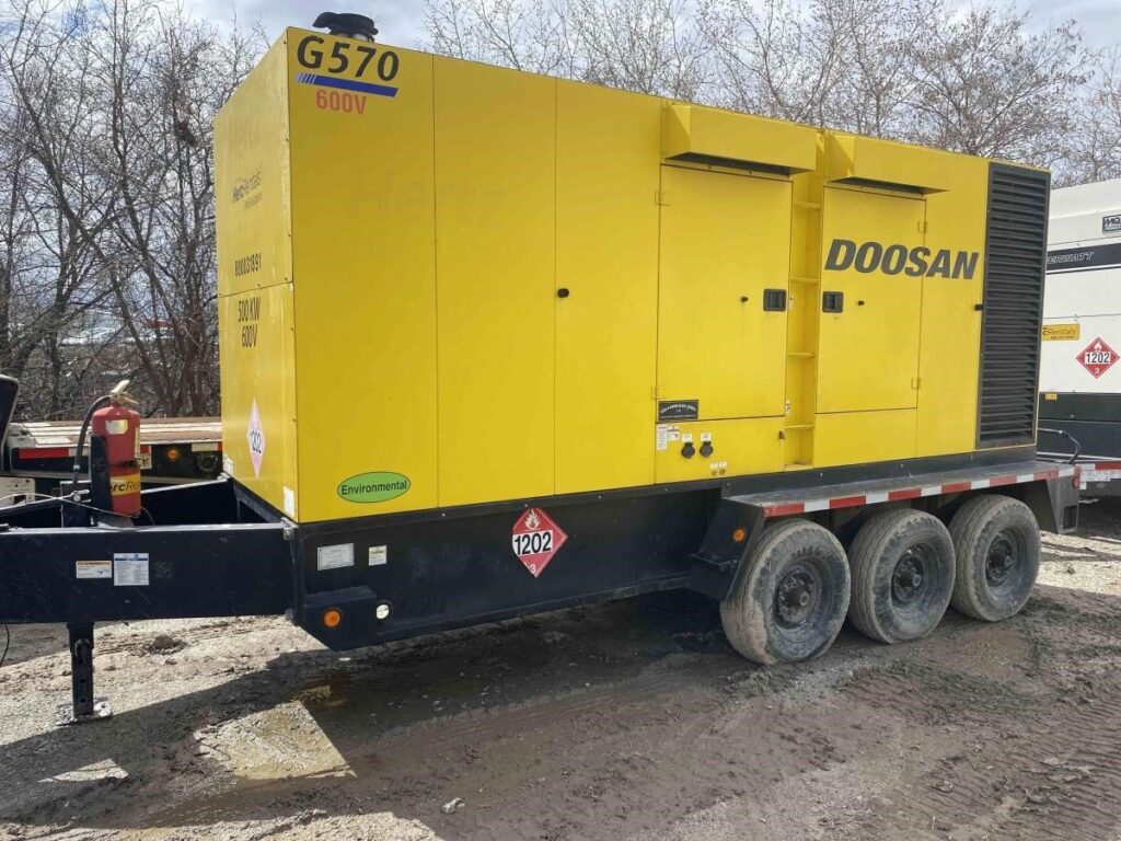500kW 347-600V Doosan G570 Generators